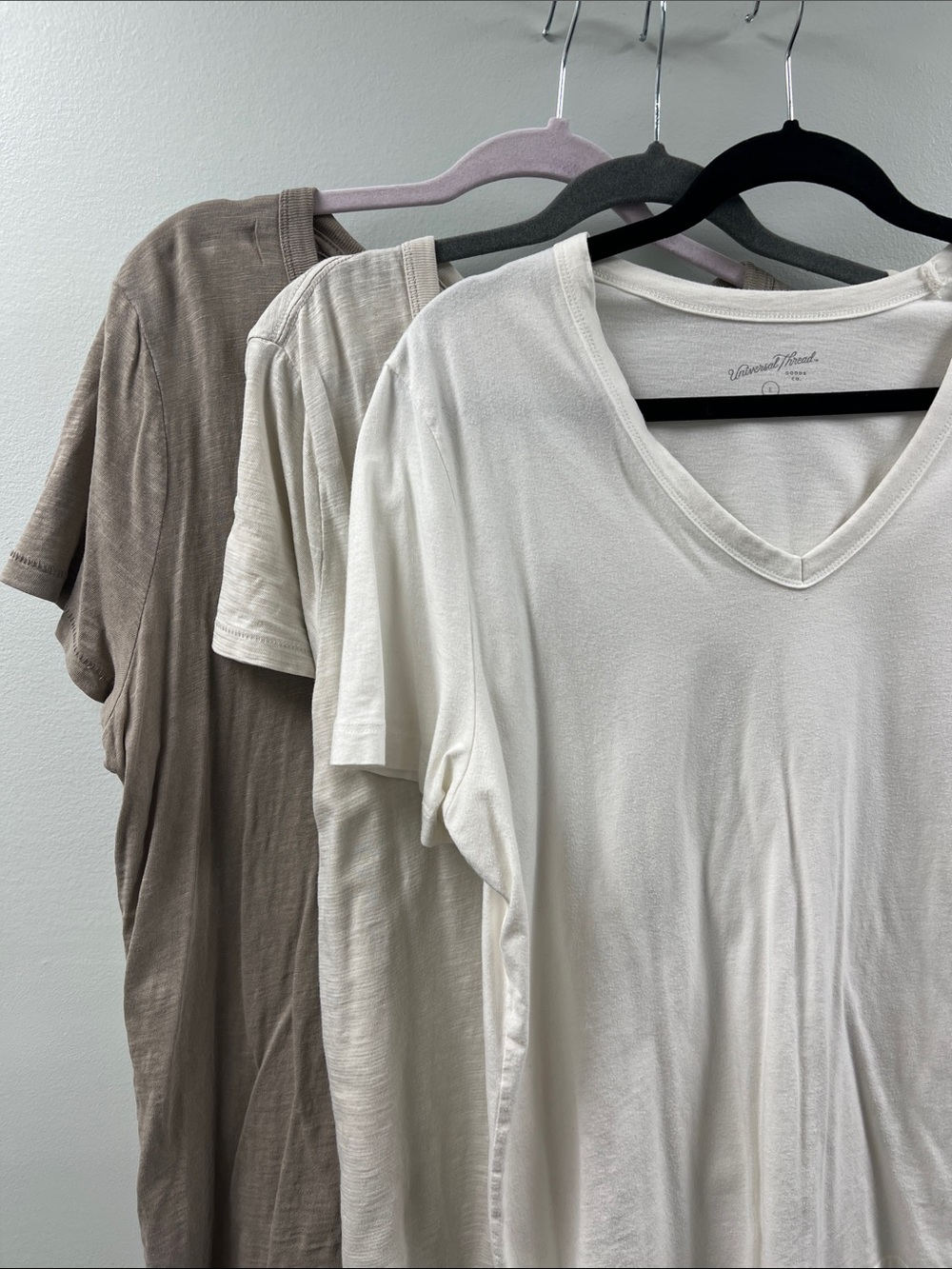 Universal Threads V-Neck Tees -set of 3